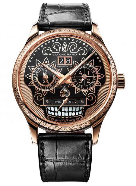 Chopard L.U.C Perpetual T Spirit of La Santa Muerte 161941-5005 Replica Watch